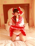 [Cosplay] Reimu Hakurei with dildo and toys - Touhou Project Cosplay(143)
